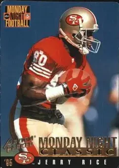 1995 Action Packed Monday Night Football #101 - Jerry Rice - San Francisco 49ers