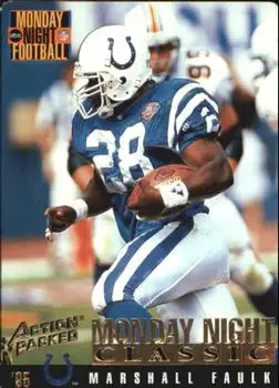 1995 Action Packed Monday Night Football #104 - Marshall Faulk - Indianapolis Colts