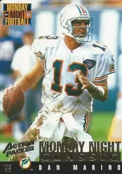 1995 Action Packed Monday Night Football #106 - Dan Marino - Miami Dolphins - Front 1995 Action Packed Monday Night Football #106 - Dan Marino - Miami Dolphins - Front