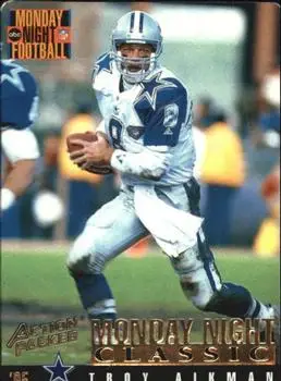 1995 Action Packed Monday Night Football #107 - Troy Aikman - Dallas Cowboys