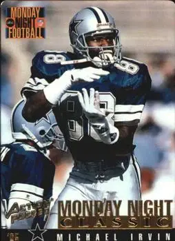 1995 Action Packed Monday Night Football #110 - Michael Irvin - Dallas Cowboys