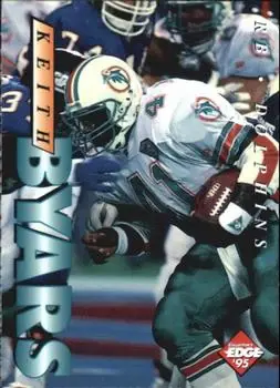 1995 Collector's Edge #111 - Keith Byars - Miami Dolphins