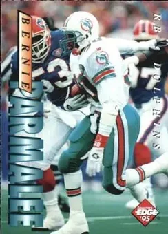 1995 Collector's Edge #120 - Bernie Parmalee - Miami Dolphins 1995 Collector's Edge #120 - Bernie Parmalee - Miami Dolphins