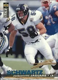 1995 Collector's Choice Update #U120 - Bryan Schwartz - Jacksonville Jaguars