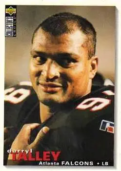 1995 Collector's Choice Update #U122 - Darryl Talley - Atlanta Falcons