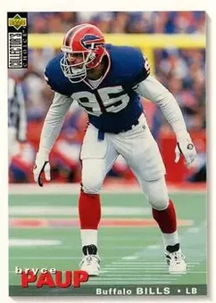 1995 Collector's Choice Update #U123 - Bryce Paup - Buffalo Bills