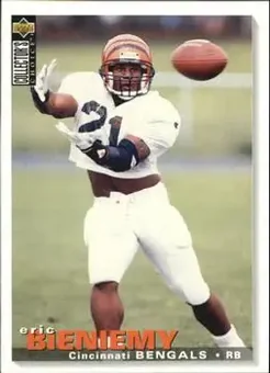 1995 Collector's Choice Update #U125 - Eric Bieniemy - Cincinnati Bengals