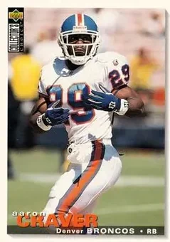 1995 Collector's Choice Update #U128 - Aaron Craver - Denver Broncos