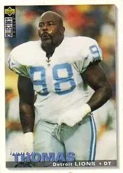 1995 Collector's Choice Update #U129 - Henry Thomas - Detroit Lions