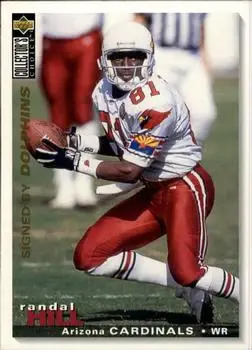 1995 Collector's Choice #121 - Randal Hill - Miami Dolphins - Front 1995 Collector's Choice #121 - Randal Hill - Miami Dolphins - Front