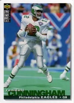 1995 Collector's Choice #124 - Randall Cunningham - Philadelphia Eagles