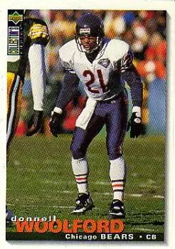 1995 Collector's Choice #127 - Donnell Woolford - Chicago Bears - Front