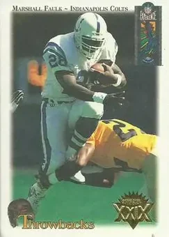 1995 Classic NFL Experience #SP1 - Marshall Faulk - Indianapolis Colts