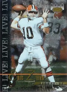 1995 Classic Images Limited Live #114 - Eric Zeier - Cleveland Browns - Front