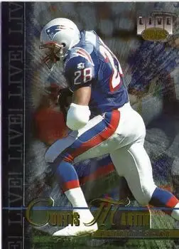 1995 Classic Images Limited Live #115 - Curtis Martin - New England Patriots