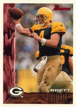 1995 Bowman #110 - Brett Favre - Green Bay Packers
