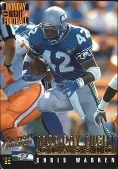 1995 Action Packed Monday Night Football #113 - Chris Warren - Seattle Seahawks