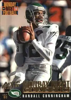 1995 Action Packed Monday Night Football #117 - Randall Cunningham - Philadelphia Eagles - Front