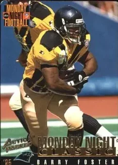 1995 Action Packed Monday Night Football #120 - Barry Foster - Carolina Panthers