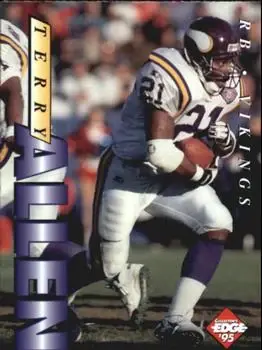 1995 Collector's Edge #121 - Terry Allen - Minnesota Vikings