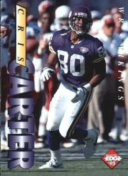 1995 Collector's Edge #122 - Cris Carter - Minnesota Vikings