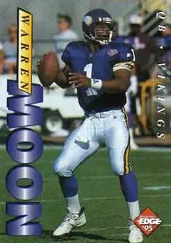 1995 Collector's Edge #124 - Warren Moon - Minnesota Vikings