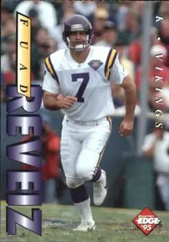 1995 Collector's Edge #127 - Fuad Reveiz - Minnesota Vikings