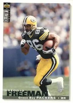 1995 Collector's Choice Update #U130 - Antonio Freeman - Green Bay Packers