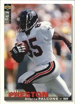 1995 Collector's Choice Update #U133 - Roell Preston - Atlanta Falcons - Front