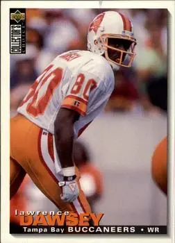 1995 Collector's Choice #130 - Lawrence Dawsey - Tampa Bay Buccaneers - Front