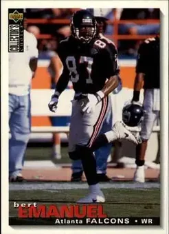 1995 Collector's Choice #132 - Bert Emanuel - Atlanta Falcons 1995 Collector's Choice #132 - Bert Emanuel - Atlanta Falcons
