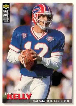 1995 Collector's Choice #135 - Jim Kelly - Buffalo Bills - Front