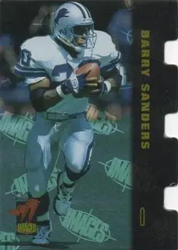 1995 Classic Images Limited Live #DC6 - Barry Sanders - Detroit Lions - Front
