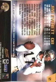 1995 Action Packed Monday Night Football #121 - Jim Everett - New Orleans Saints
