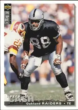 1995 Collector's Choice Update #U141 - Kerry Cash - Oakland Raiders - Front