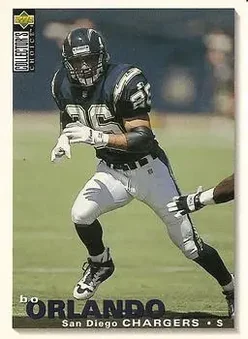 1995 Collector's Choice Update #U144 - Bo Orlando - San Diego Chargers