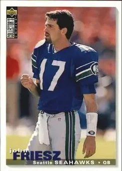 1995 Collector's Choice Update #U146 - John Friesz - Seattle Seahawks