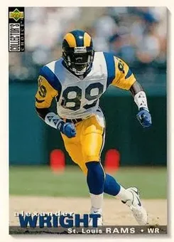 1995 Collector's Choice Update #U147 - Alexander Wright - St. Louis Rams