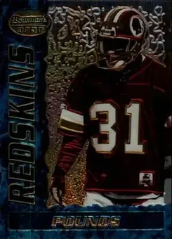 1995 Bowman's Best #68 - Darryl Pounds - Washington Redskins