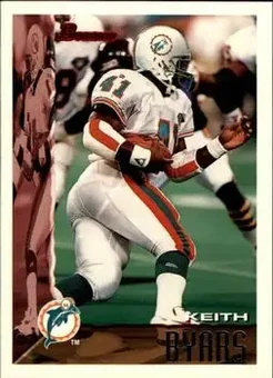 1995 Bowman #122 - Keith Byars - Miami Dolphins