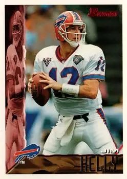 1995 Bowman #130 - Jim Kelly - Buffalo Bills