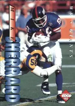 1995 Collector's Edge #145 - Mike Sherrard - New York Giants