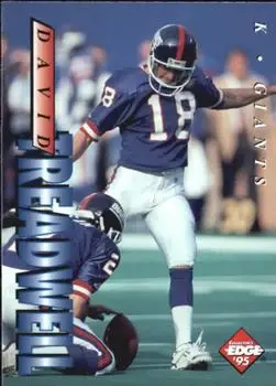 1995 Collector's Edge #146 - David Treadwell - New York Giants