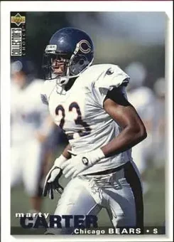 1995 Collector's Choice Update #U153 - Marty Carter - Chicago Bears