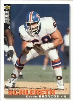 1995 Collector's Choice Update #U158 - Mark Schlereth - Denver Broncos