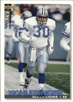 1995 Collector's Choice Update #U159 - Cory Schlesinger - Detroit Lions