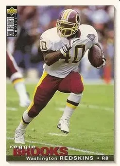 1995 Collector's Choice #153 - Reggie Brooks - Washington Redskins