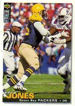 1995 Collector's Choice #157 - Sean Jones - Green Bay Packers - Front