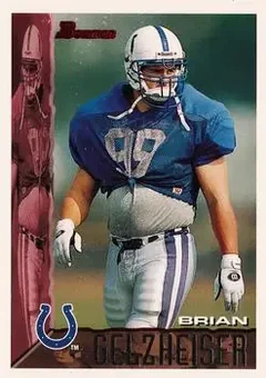 1995 Bowman #134 - Brian Gelzheiser - Indianapolis Colts