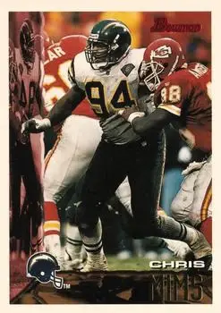 1995 Bowman #138 - Chris Mims - San Diego Chargers